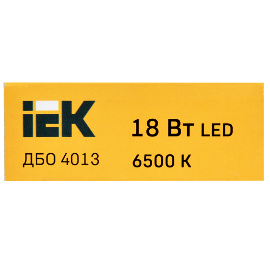 Светильник линейный светодиодный IEK ДБО 4013 600 мм 18 Вт холодный белый свет