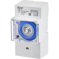 Таймер механический модульный Düwi Profi (25805 6) 230 В 16 А тип AC 1P