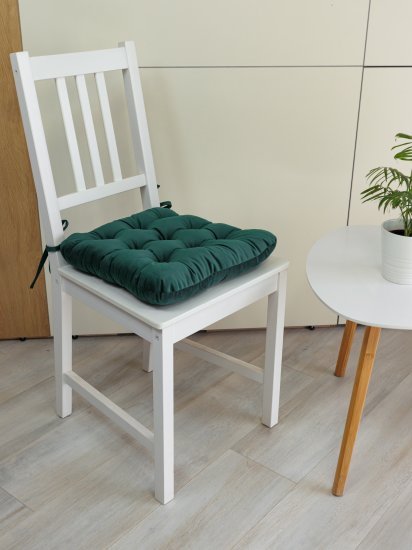 Подушка на сиденье Linen Way «Exotic 1» 40x36 см цвет зеленый