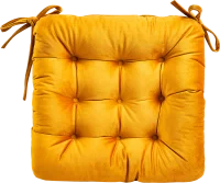 Подушка на сиденье Linen Way «Solemio 1» 40x36 см цвет желтый