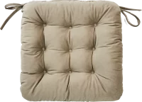 Подушка на сиденье Linen Way 40x36 см цвет серо-коричневый