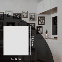 Дверь для шкафа Лион Реймс 59.6x63.6x1.6 см ЛДСП цвет белый