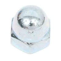 Колпачковая оцинкованная гайка Стройметиз М10 DIN1587 2 шт.