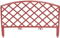 Забор декоративный Плетёнка 0.24x3.2 м терракот