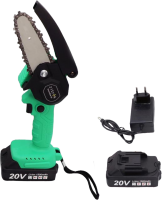 Пила аккумуляторная Zitrek Greensaw 082-1850 20 В шина 10 см 2x1,5 Ач АКБ и ЗУ в комплекте