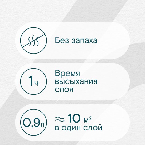 Краска интерьерная Lavelly Gamma 3 база А белая 0,9 л
