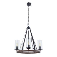 Люстра потолочная Arte Lamp Dalim E14 300 Вт 14 кв.м (A7014SP-5BK)