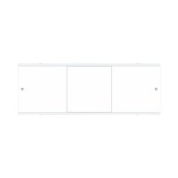 Экран для ванны Метакам Bravo ПВХ 148х52 см белый раздвижной (ЭПS_012169)