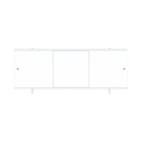 Экран для ванны Метакам Bravo ПВХ 148х60 см белый раздвижной (ЭПN_015505)