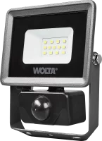 Прожектор светодиодный уличный Wolta WFL-20W/08S 20 Вт 5700 К IP65 нейтральный белый свет с датчиком движения