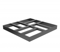 Форма для заливки дорожки GEOLIA 40x40x4 квадрат