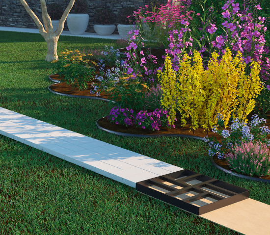 Форма для заливки дорожки GEOLIA 40x40x4 квадрат