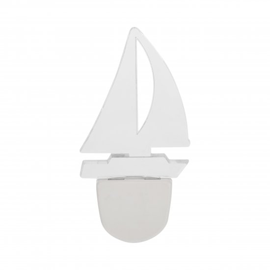 Ночник Парус одинокий 230 В, белое свечение, цвет белый