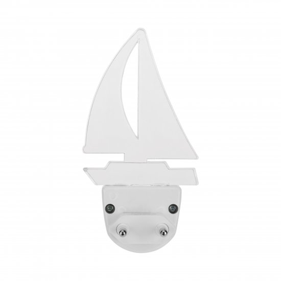 Ночник Парус одинокий 230 В, белое свечение, цвет белый