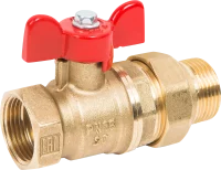 Кран шаровой с американкой прямой Valfex VF.227.LB1.034 DN20 PN24 3/4