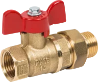 Кран шаровой с американкой прямой Valfex VF.227.LB1.012 DN15 PN24 1/2
