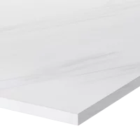 Столешница Неаполитано 120x80x2 см искусственный камень цвет белый