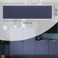 Фасад комода Амьен 79.6x22x1.9 см МДФ цвет индиго