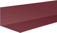 Планка примыкания верхняя 147x250 мм 2 м 0.4мм RAL 3005 Красный