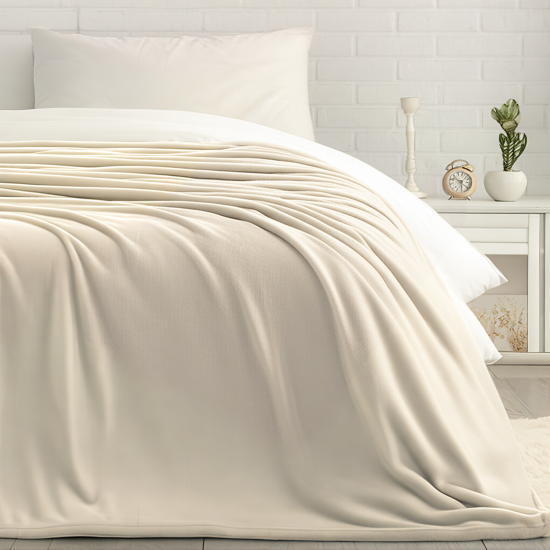 Плед Inspire Flandria 200x220 см микрофибра цвет экрю Cream 5