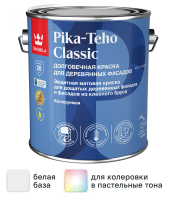 Краска фасадная Tikkurila Pika-Teho Classic моющаяся матовая цвет белый база A 2.7 л