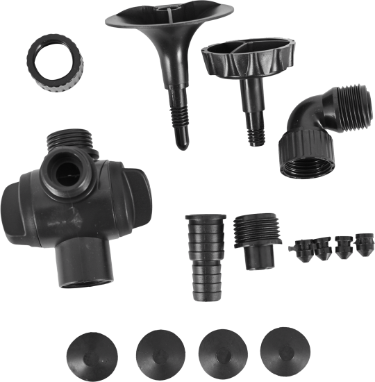 Насос для фонтана с насадками 20 Вт 900 л/час