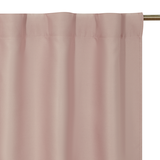 Штора со скрытыми петлями блэкаут Inspire Alycia 200x280 см цвет розовый Bistro 5
