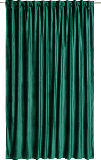 Штора со скрытыми петлями Inspire Tony 200x280 см цвет изумрудный Exotic 1