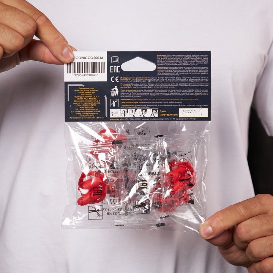 Беруши Delta Plus Conicco200 на шнурке многоразовые (5 шт.) (WRUCONICCO200JA)