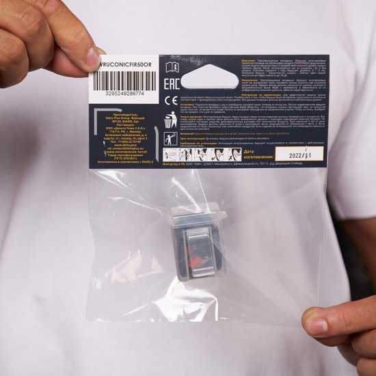 Беруши Delta Plus Conicfir050 на шнурке многоразовые (WRUCONICFIR50OR)