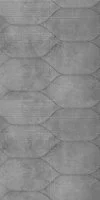 Керамогранит Lavelly Hexagon Relief темно-серый матовый 1200х600х8,5 мм (2 шт.=1,44 кв.м)