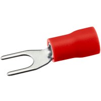 Наконечник вилочный изолированный Duwi НВИ d4 мм 0,5-1,5 кв.мм (10 шт.)