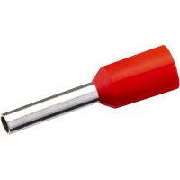 Наконечник штыревой втулочный изолированный Duwi Е1008 8 мм х 1 кв.мм (25 шт.)