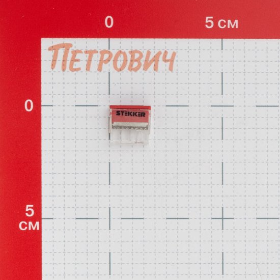 Клемма на 4 провода Stekker 0,5-2,5 кв.мм самозажимная без пасты (20 шт.) (49831)