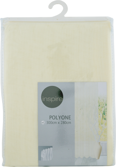 Тюль на ленте Inspire Polyone 300x280 см цвет экрю Cream 5