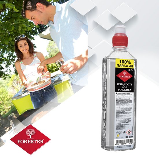 Жидкость для розжига Forester парафиновая 0,5 л