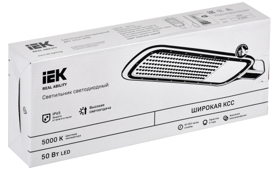 Светильник светодиодный уличный IEK «ДКУ» 50 Вт 5000 К IP65