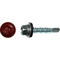 Кровельный саморез КРЕП-КОМП 4,8x29 RAL3011 красно-коричневый 3500 шт.