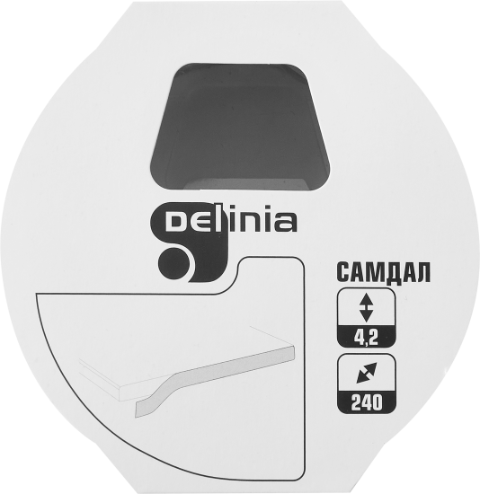 Кромка с клеем для столешницы Delinia серия Самдал 240x4.2 см