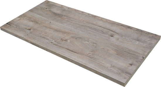 Столешница кухонная Дуб Шерман 240x60x3.8 см ДСП цвет серый
