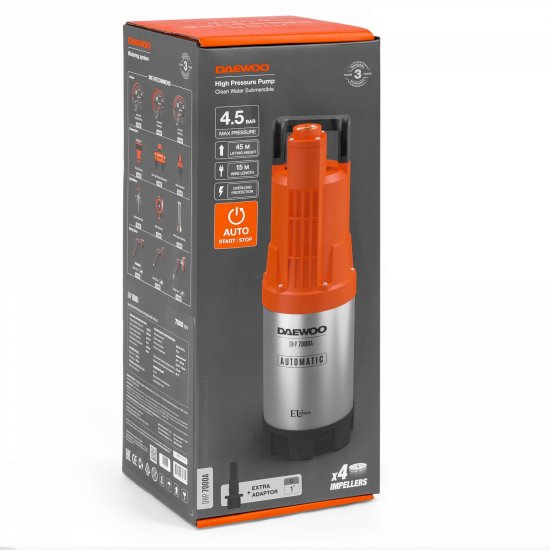 Насос погружной дренажный для чистой воды Daewoo DHP 7000A 7000 л/ч