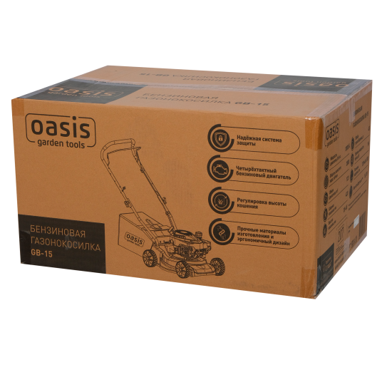 Газонокосилка бензиновая Oasis Garden Tools GB-15 4 л.с. 42 см