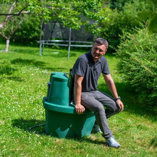 Биотуалет торфяной Rostok 100 л