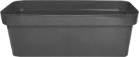 Ящик балконный Эко 40x17x15 см v7 л пластик черный гранит
