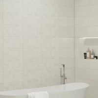 Плитка настенная Mersey Travertine 20x40 см 1.2 м² матовая цвет серый