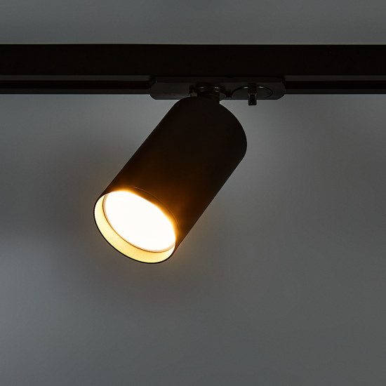 Трековый светильник Arte Lamp «Flame» 35 Вт однофазный 2 м² цвет черный