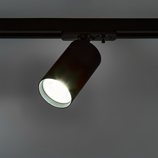 Трековый светильник Arte Lamp «Flame» 35 Вт однофазный 2 м² цвет черный