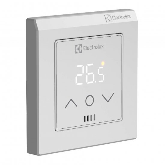 Терморегулятор для теплого пола Electrolux ETV-16 электронный программируемый цвет белый и черный