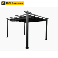 Пергола Olivia GS067 3x4x2.2 м алюминий серый