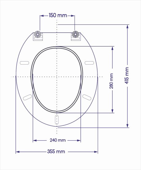 Сиденье для унитаза Океан 103-312-01 цвет белый
